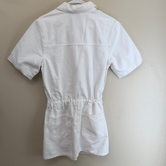 Universal Thread White Jean Romper SzS NWOT - Picture 4 of 4